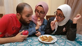 بتعمل رجيم وفي البيت بياكلو قطايف ومروقين ... ومفاجأة أنظمة العيد ...