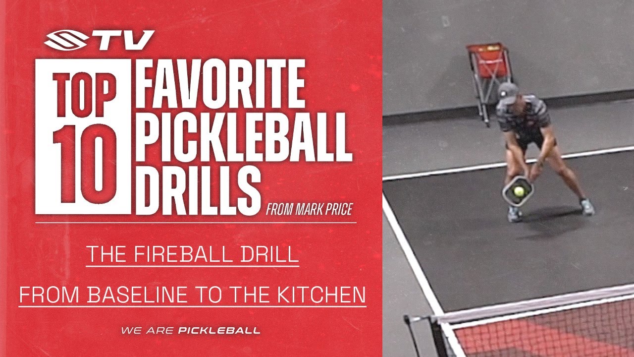 Pickleball Fireball Drill: Move Up from the Baseline to the Kitchen