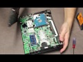 Dell Latitude 2120 Laptop disassemble + replace WWAN card