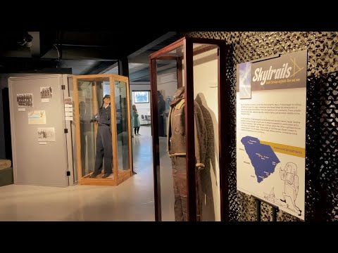screenshot of youtube video titled Skytrails Exhibit - South Carolina Military Museum