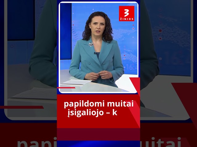 Tarifai Kinijai – 104%!