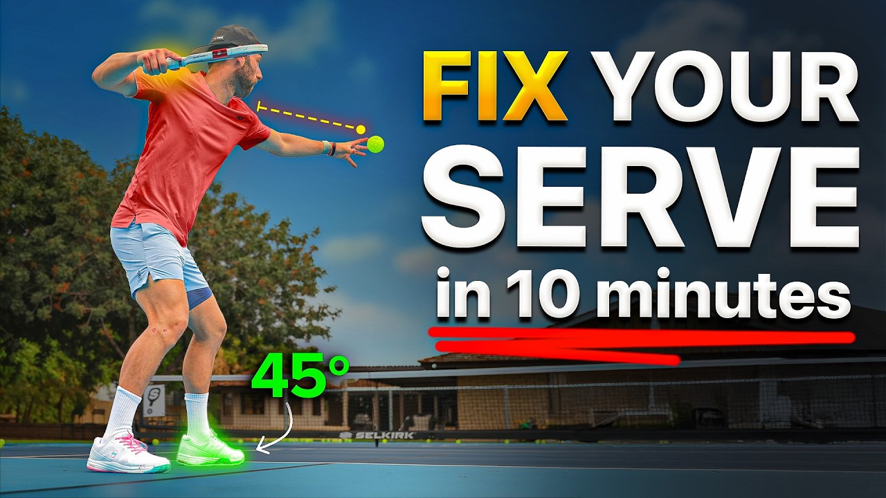 Give me 10 minutes and I’ll fix your serve forever.