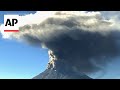 Popocatepetl volcano spews steam and ash that could reach Mexico City