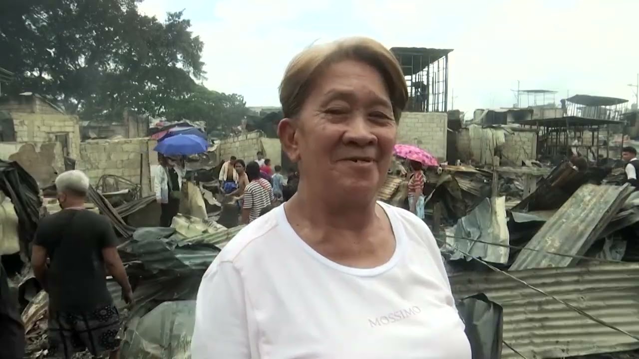 Drone footage shows residential area gutted after fire in Metro Manila | REUTERS