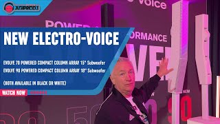 ELECTRO-VOICE EVOLVE 90 Powered Compact Column Array 18" Subwoofer WHITE In Action - Watch Video