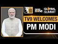 MD & CEO of TV9 Network Barun Das Welcomes PM Modi to Tv9s Global Summit
