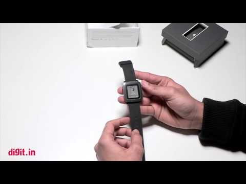 (Marathi) Pebble Time Smartwatch Unboxing - पेबल टाईम स्मार्टवॉच अनबॉक्सिंग