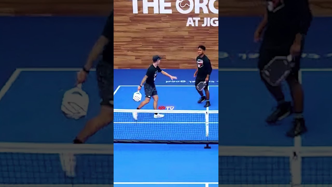Pesa with a fast ball 💨 #pickleball #pickleballislife #pickleballhighlights