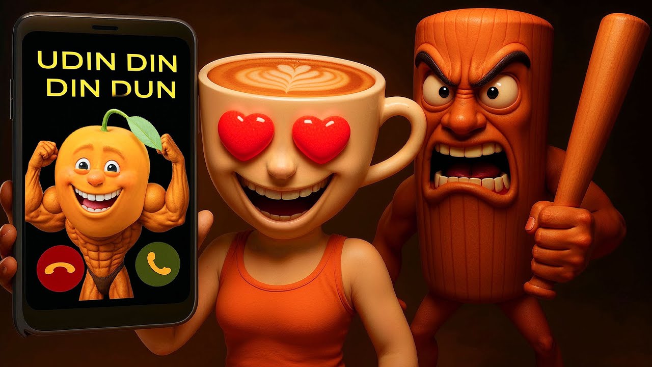 Tung Tung Sahur Sad Love Story with Ballerina Cappuccina & U DIN DUN in Granny House! New Animation