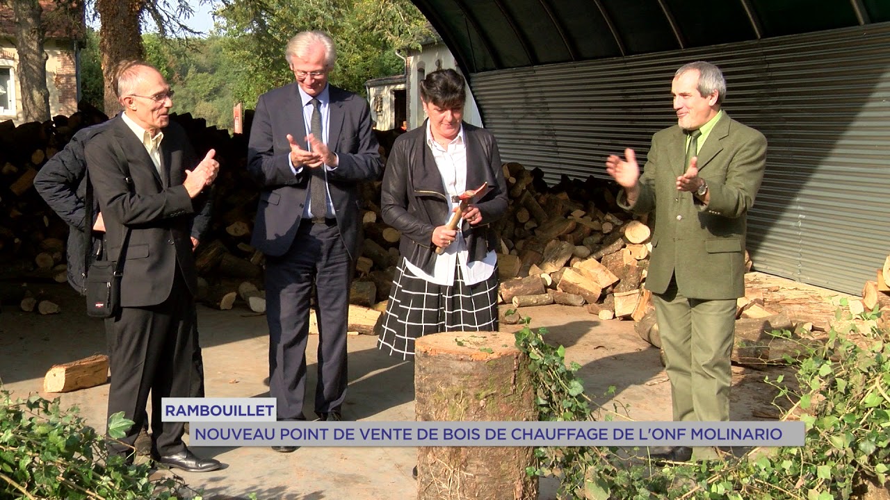 Rambouillet : Nouveau point de vente de bois de chauffage de l’ONF