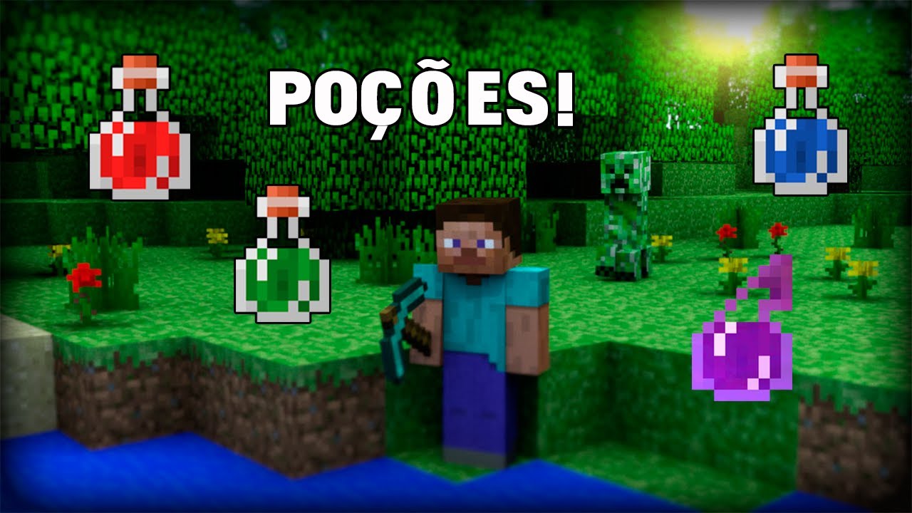 Minecraft 1 4 7 Como Fazer Todas Poções YouTube