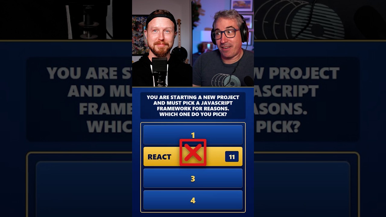 What framework do developers like the most? | Front-end Family Feud