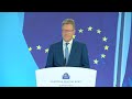 LIVE: European Central Bank president speaks following monetary policy meeting  - 01:03:21 min - News - Video