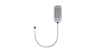 Pratinjau video produk TaffLED Goodland Lampu Baca Mini LED USB Cool White 1.5W with Switch 28 Led - LZY-028