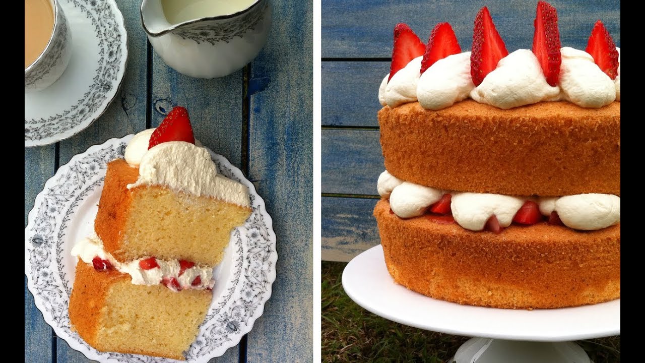 Sponge Cake Recipe Fluffy Moist HOW TO COOK THAT Ann ...