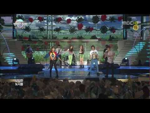 【1080P】f(x)- Electric Shock & Like Birds (With.FTIsland) (15 Aug,2012)