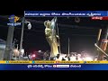 Bharat Mata statue removed near CM Jagan's residence for purpose of road widening