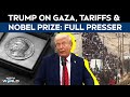 Trump Tariff News | US President Trump On Gaza Ceasefire, Tariffs, Nobel Peace Prize And ICE