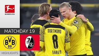 Borussia Dortmund — SC Freiburg 5-1 | Highlights | Matchday 19 – Bundesliga 2021/22