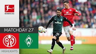 FOUR Goals In The Closing Minutes! | Mainz 05 — SV Werder 2-2 | Highlights | MD 27 – BL 22/23