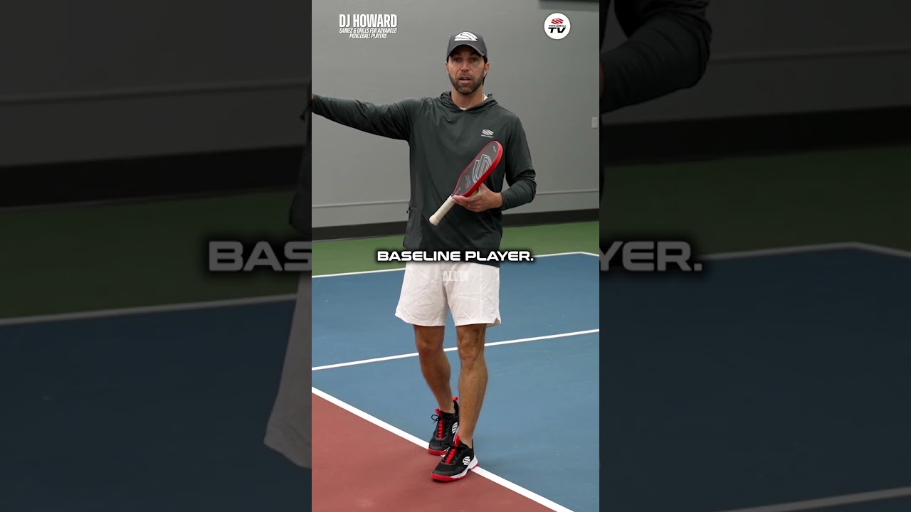 Pickleball mental coach DJ Howard will teach you a game called "Only Drops" 💧 #pickleball