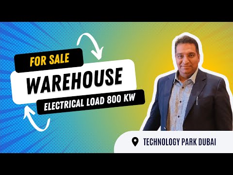 72,000 SQFT #Warehouse For Sale In Technology Park Dubai. Electrical Load 800 Kilowatt. Location – Techno Park Dubai 