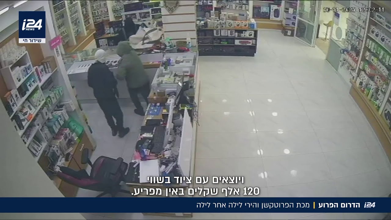 הגניבות החמורות בדרום: 4 חמושים שדדו חנות בפנים רעולות