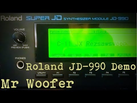 Roland JD-990 w/ Vintage Synth Expansion Demo