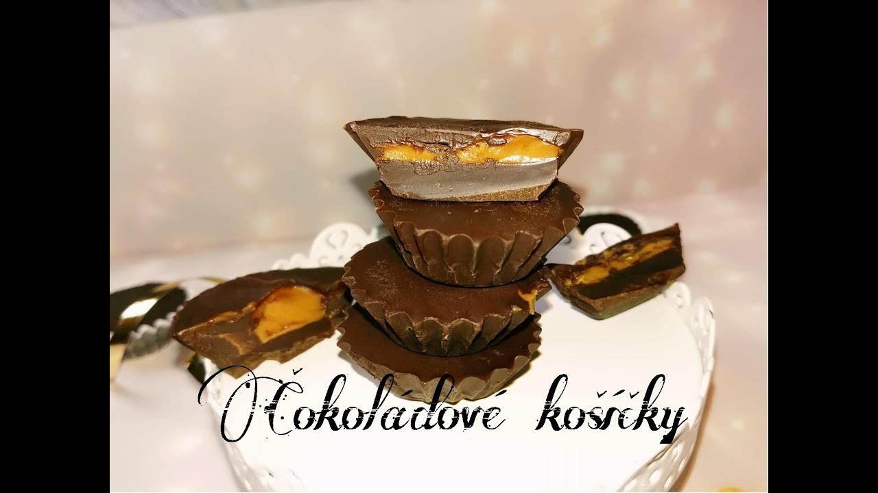 Čokoládové košíčky se sušenkovou pomazánkou | ❄ Vánoční edice ❄| CZ/SK HD recipe