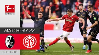 SC Freiburg — 1. FSV Mainz 05 1-1 | Highlights | Matchday 22 – Bundesliga 2021/22