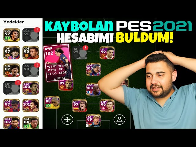PES 21'den KALAN KAYBOLAN HESABIMI BULDUM! ESKİ İCON TAKIMILA OYNADIM! 😥 eFootball Mobile 2025