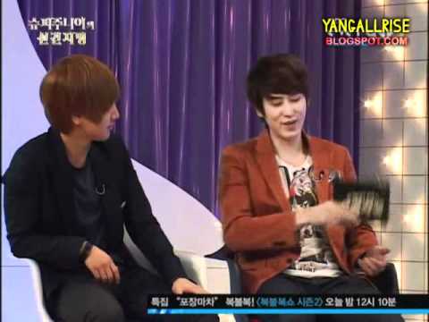 110223 Kyuhyun & Leeteuk's Over Reaction