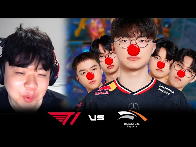 팀 전체가 서커스 그 자체 【T1 vs HLE】