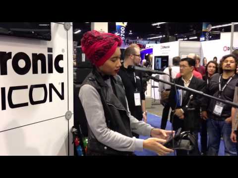 Yuna at the TC Electronic booth (NAMM 2013) : 1 of 3