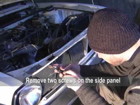 Audi 80 (B1)  - Front Grill Removal