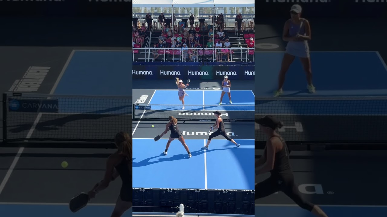 Hands Battles 🔥 Anna Bright and Anna Leigh Waters show their pickleball prowess 😮‍💨