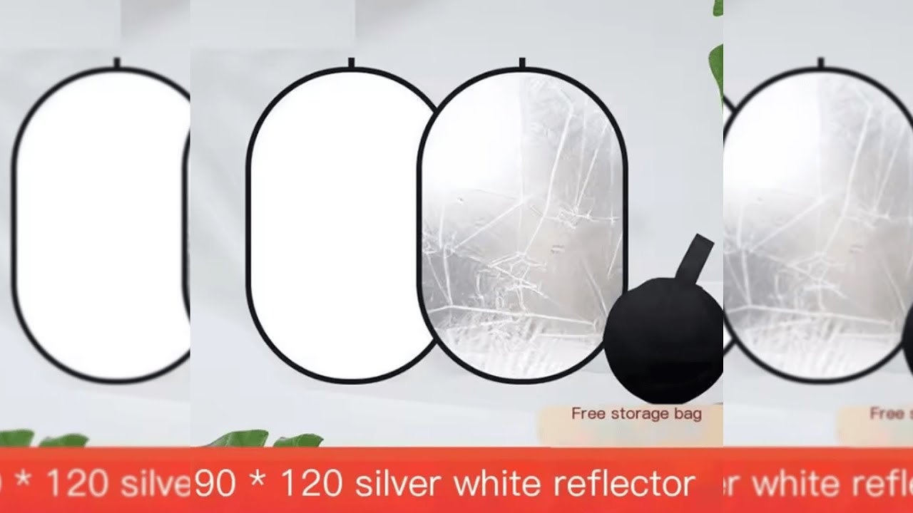 TaffSTUDIO Reflektor Cahaya Fotografi Studio 2in1 Foldable 90x120cm - TF-96 Pratinjau video produk TaffSTUDIO Reflektor Cahaya Fotografi Studio 2in1 Foldable 90x120cm - TF-96