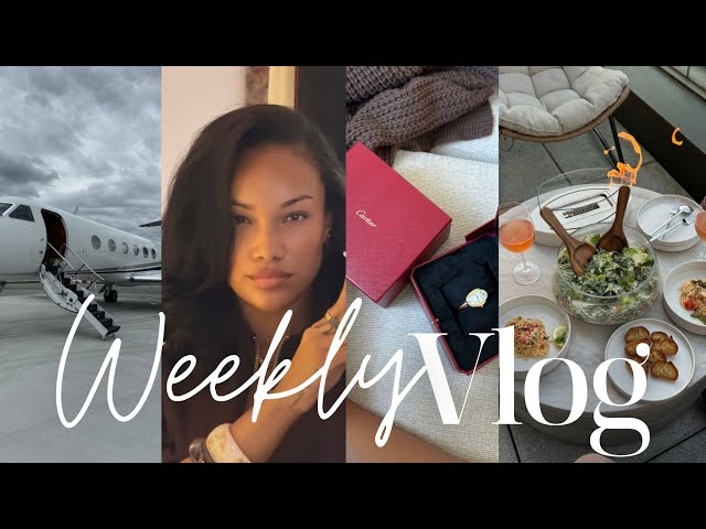 weekly vlog! flying private + what I got for my birthday + nyc events & more! allyiahsface vlog