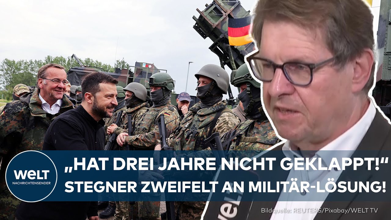 KRIEG GEGEN RUSSLAND: Waffen für die Ukraine - Stegner will sich "ungern auf Trump verlassen!"