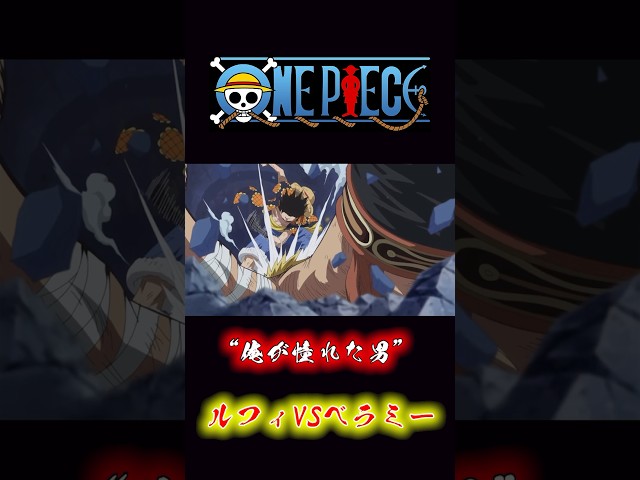 ONEPIECE “俺が憧れた男” ルフィVSベラミー #onepiece #ルフィ #ベラミー #ドフラミンゴ