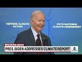 Biden announces $6 billion in programs to fight climate change  - 13:18 min - News - Video