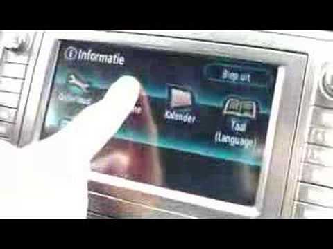 toyota auris touch screen navigation system #6