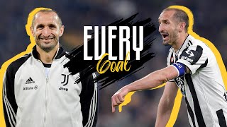 Every Giorgio Chiellini GOAL with Juventus  | The Ultimate defender