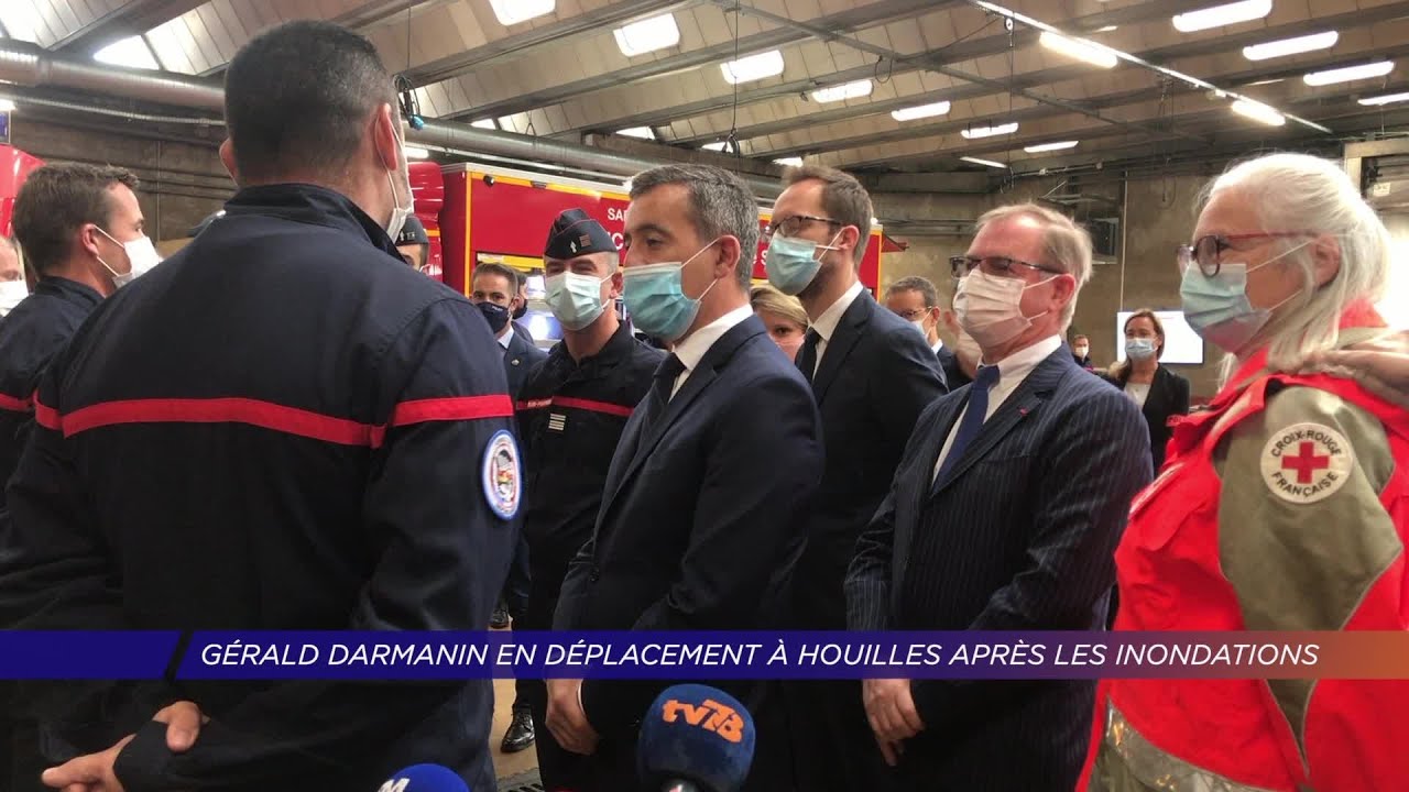 Yvelines | Gérald Darmanin en déplacement à Houilles après les inondations