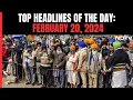 Farmers Reject Centres Proposal I Top Headlines Of The Day: February 20, 2024