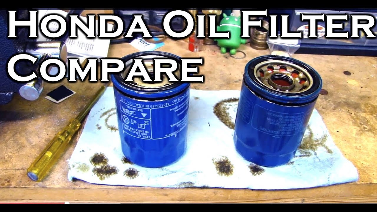 Honda oil filters comparison #3