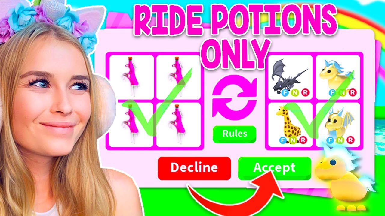 Where to get ride potion in adopt me 2020