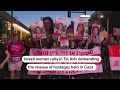 Women march in Tel Aviv demanding hostages release | REUTERS
