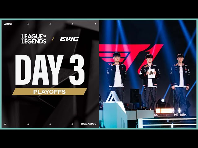 League of Legends at EWC 25 - Day 3 - Playoffs