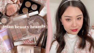 FULL FACED OF ASIAN BEAUTY BRANDS 💕 unleashia, flower knows, heimish + more!